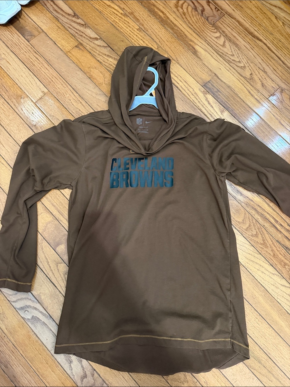 Nike Men's Cleveland Browns Brown Crewneck Sweatshirt